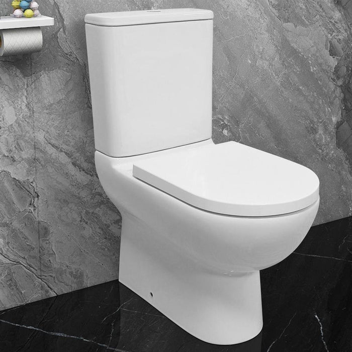Osterley Comfort Height Close Coupled Back To Wall Eco Vortex WC Pan with Fixings