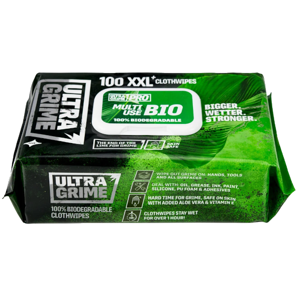 Ultragrime Biodegradable Wipes