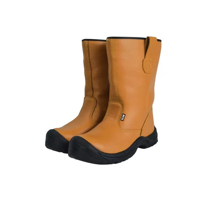 Texas Lined Rigger Boots Tan