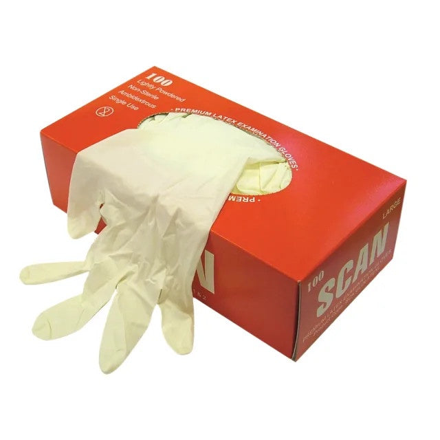 Latex Gloves (Box of 100)