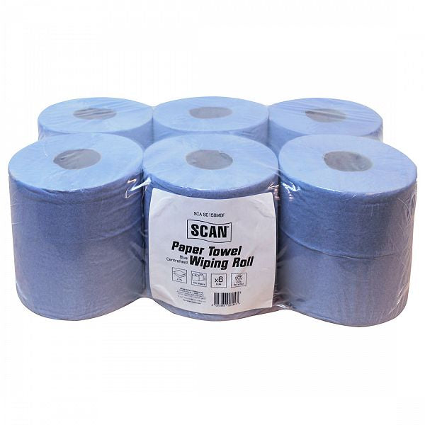 Paper Towel Rolls 176mm x 150m (Pack 6)