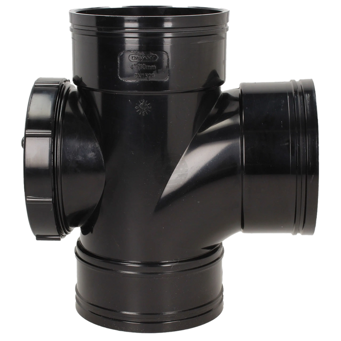 Solvent Weld 92˚ Triple Socket Access Branch