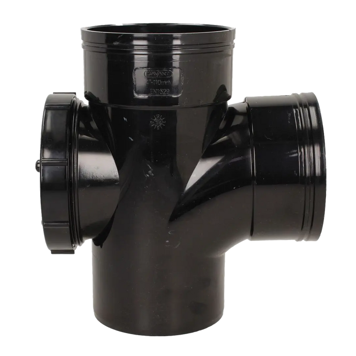 Solvent Weld 92˚ Double Socket Access Branch