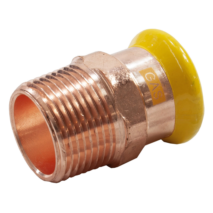 Gas PressFit Coupler Male
