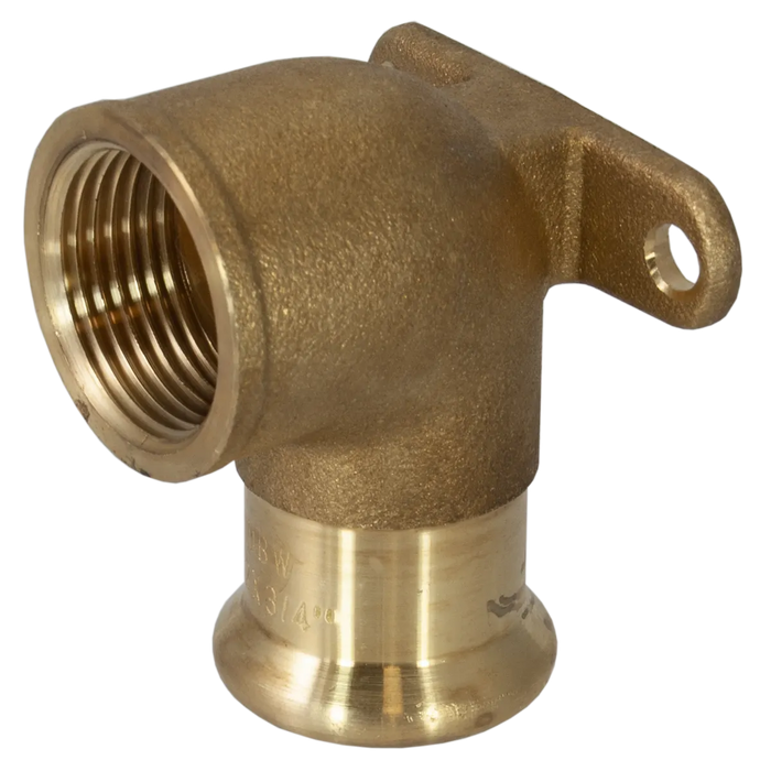 Water PressFit Wallplate Elbow