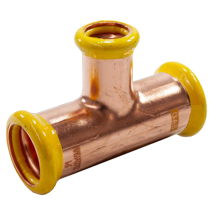 Gas PressFit Reducing Tee Branch