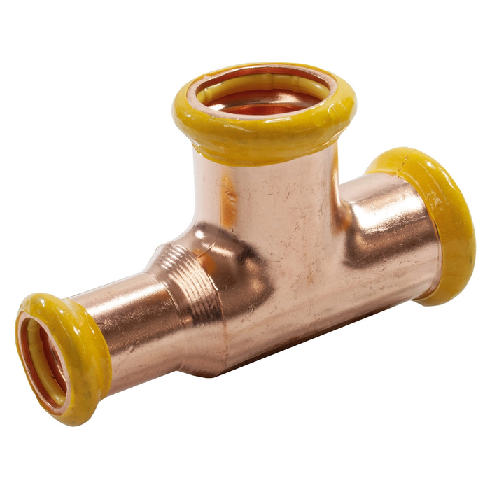 Gas PressFit Reducing Tee End