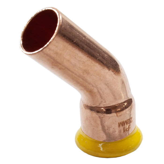 Gas PressFit Obtuse Street Elbow