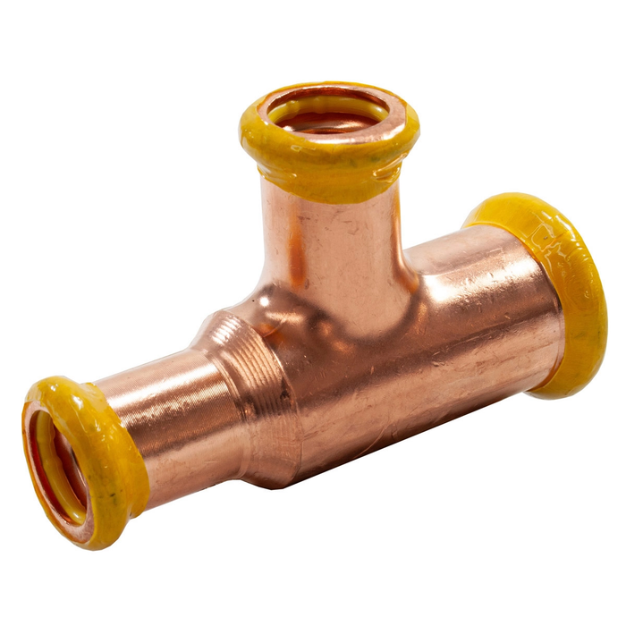 Gas PressFit Reducing Tee End & Branch