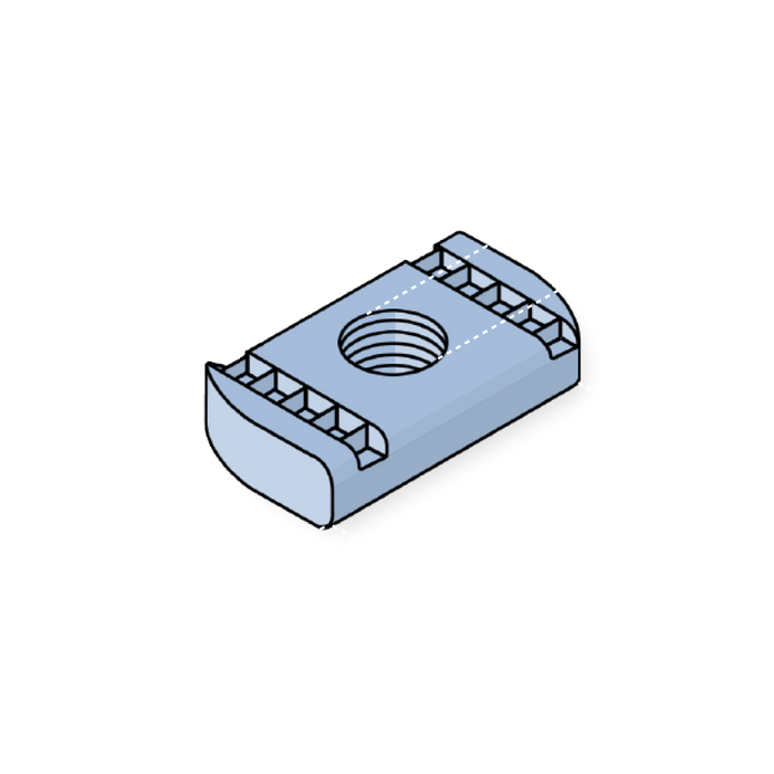 Plain Channel Nuts M10