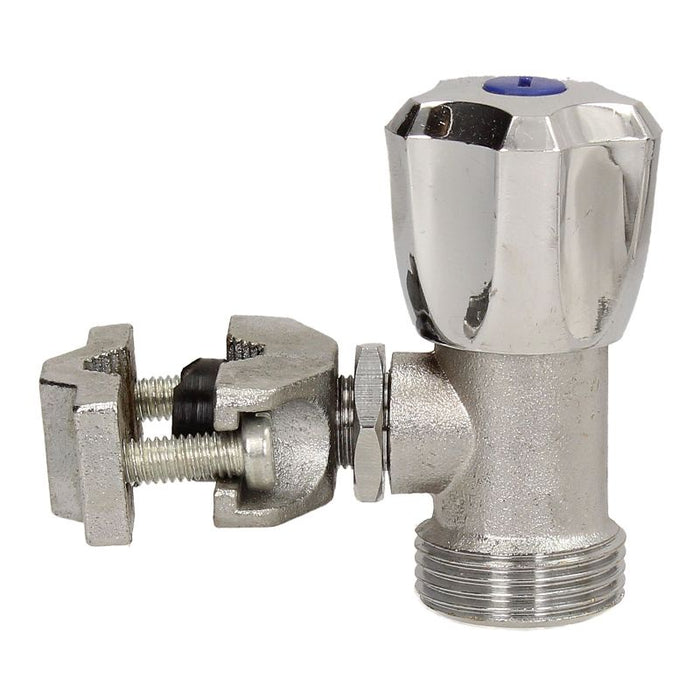 Chrome Self Cutting Washing Machine Valve