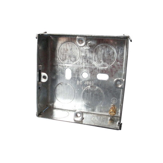 Single Galvanised Metal Box