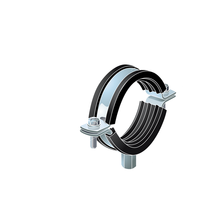 BZP Rubber Lined Clips M8/M10