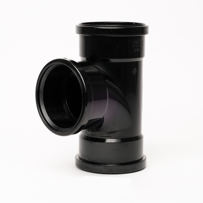 Pushfit Soil 92˚ Triple Socket Branch (With Boss)