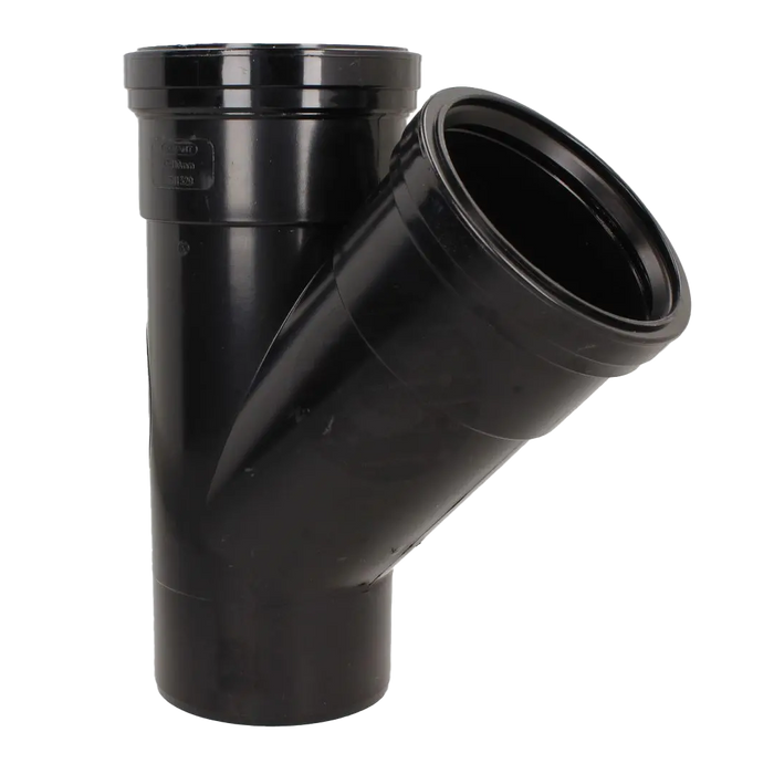 Pushfit Soil 135˚ Double Socket Branch