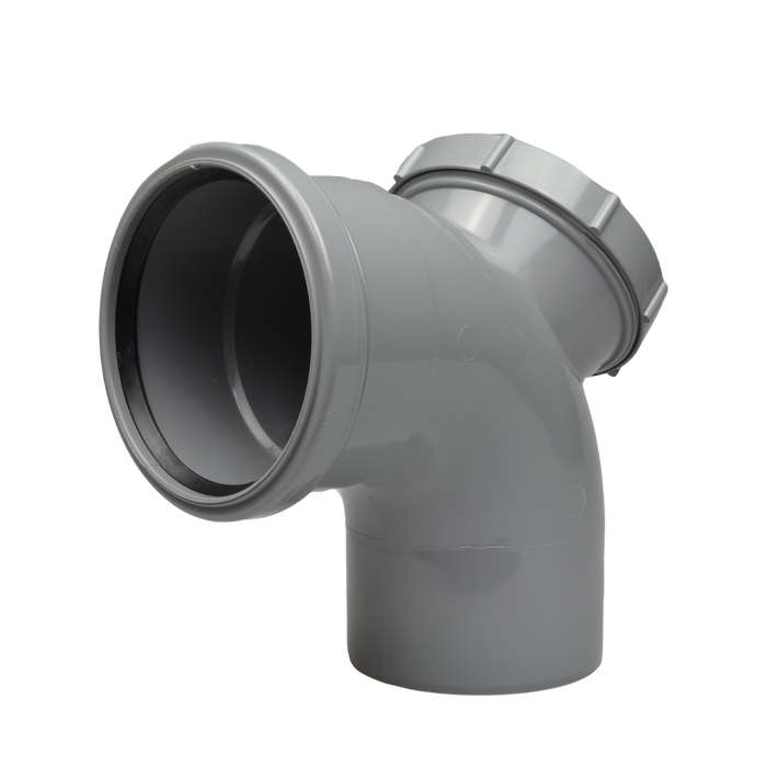 Pushfit Soil 92˚ Single Socket Access Bend