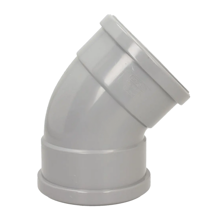 Pushfit Soil 135˚ Double Socket Bend