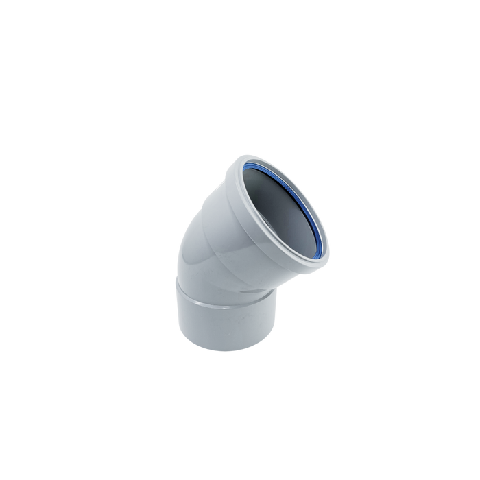 Pushfit Soil To Solvent 135˚ Double Socket Bend
