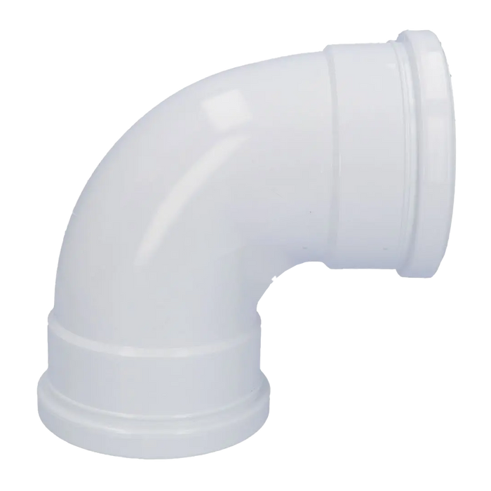 Pushfit Soil 92˚ Double Socket Bend