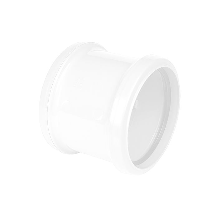 Pushfit Soil Double Socket Slip Coupler