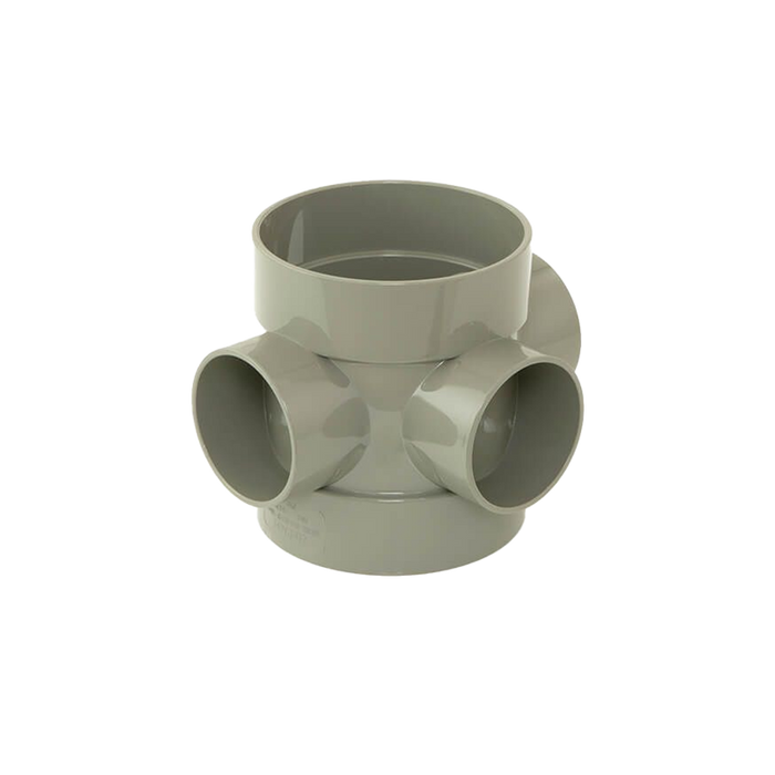Solvent Weld Double Socket Short Boss Pipe Connector