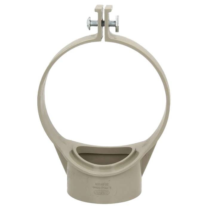 Solvent Weld Strap Boss Open C/W Nut & Bolt